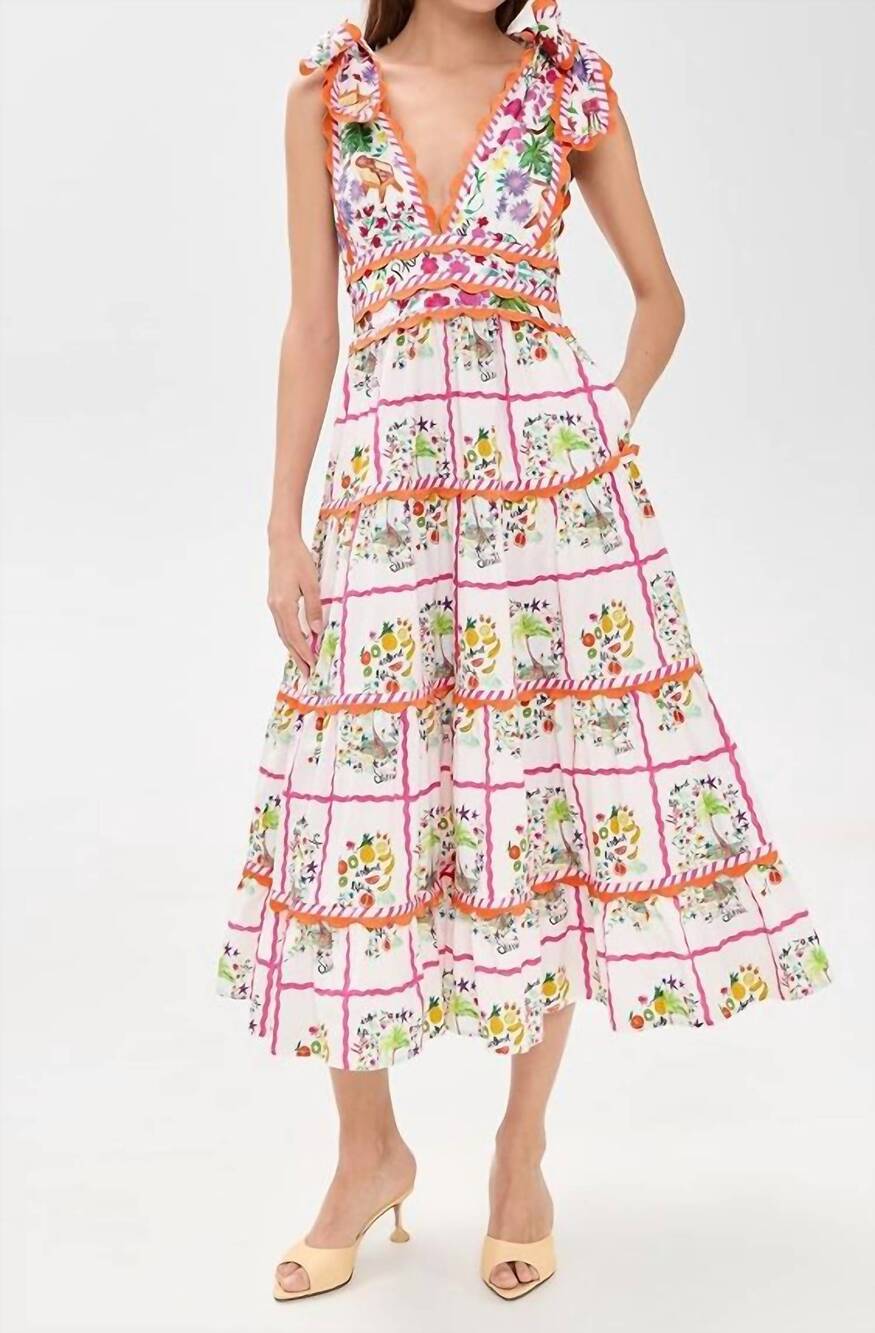 NEW CELIA B chelili dress in multi